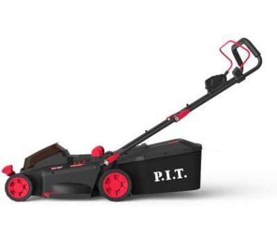 Газонокосилка аккумуляторная P.I.T. Газонокосилка аккум. бесщёточная PLM20H-330B/1 (20В, 33 см, выс. 25-75мм, 30л, 1 акб 4Ач, ЗУ)