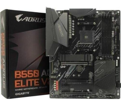 Материнская плата GIGABYTE Материнская плата B550 AORUS ELITE AX V2, Socket AM4, AMD B550, ATX, Ret