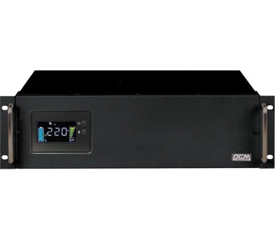 PowerCom King Pro RM KIN-600AP (1U) ИБП {Line-Interactive, 600VA/360W, Rack, 5х С13, Serial+USB} (1152586)