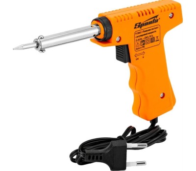 SPARTA Паяльник-пистолет с регулировкой мощности 25-80 Вт, 220 В 913065