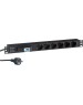 Exegate EX280835RUS Блок розеток ExeGate ServerPro PDU-19H610 Al-6S-EU2.5-1P, 19