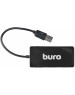 BURO Хаб (разветвитель) BU-HUB4-U2.0-Slim, черный