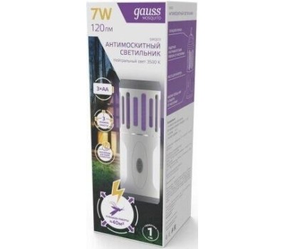 GAUSS Лампа антимоскитная Mosquito 7Вт белый (GMQ03)