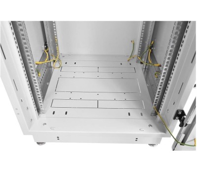 Электроника / Телекоммуникационные шкафы ЦМО Шкаф коммутационный ШТК-М-18.6.6-3ААА напольный, металлическая передняя дверь, 18U, 600x960x600 мм
