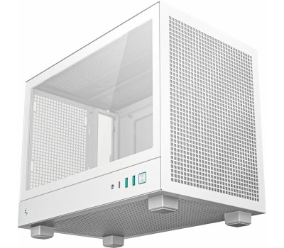 Корпус для ПК DEEPCOOL Корпус miniITX CH160, Mini-Tower, без БП, белый [r-ch160-whngi0-g-1]