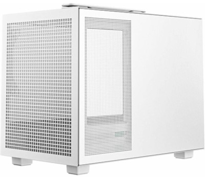 Корпус для ПК DEEPCOOL Корпус miniITX CH160, Mini-Tower, без БП, белый [r-ch160-whngi0-g-1]
