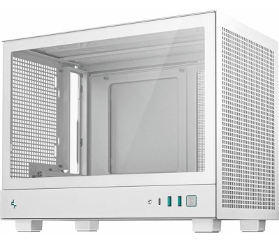 Корпус для ПК DEEPCOOL Корпус miniITX CH160, Mini-Tower, без БП, белый [r-ch160-whngi0-g-1]