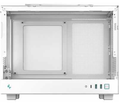 Корпус для ПК DEEPCOOL Корпус miniITX CH160, Mini-Tower, без БП, белый [r-ch160-whngi0-g-1]
