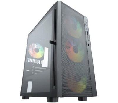 Корпус для ПК ACD Корпус Citadel 104 (AH-TC4GA-0000) 3403 with USB3.0*1+USB2.0*2+HD audio,3*12cm F1 ARGB fans at front(Slave fans) ,1*12cm F1 ARGB fan at rear (Master fan)
