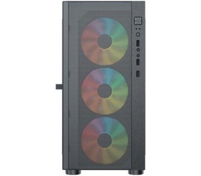 Корпус для ПК ACD Корпус Citadel 104 (AH-TC4GA-0000) 3403 with USB3.0*1+USB2.0*2+HD audio,3*12cm F1 ARGB fans at front(Slave fans) ,1*12cm F1 ARGB fan at rear (Master fan)