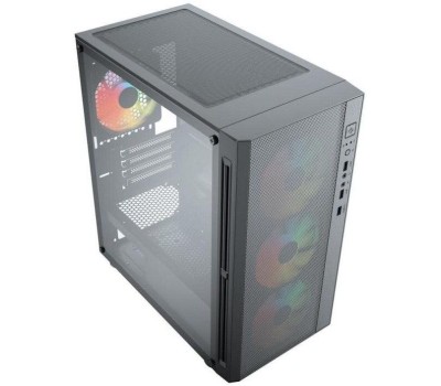 Корпус для ПК ACD Корпус Citadel 104 (AH-TC4GA-0000) 3403 with USB3.0*1+USB2.0*2+HD audio,3*12cm F1 ARGB fans at front(Slave fans) ,1*12cm F1 ARGB fan at rear (Master fan)