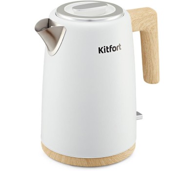 Чайник электрический KITFORT Чайник электрический КТ-6794, 1.7л, нержавеющая сталь/пластик