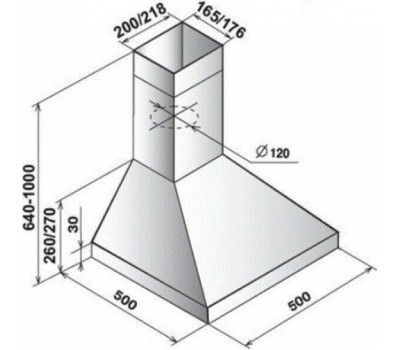Вытяжка ELIKOR ВЕНТА 50Н-430-П3Л нерж