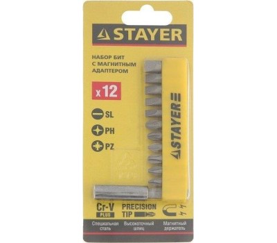 Набор бит STAYER MASTER 2609-H12_z01 12предметов