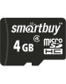 Карта памяти SMARTBUY (SB4GBSDCL4-01) MicroSDHC 4GB Class4 + адаптер