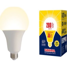 Мощные лампы А (Форма А) VOLPE (UL-00005607) LED-A95-35W/3000K/E27/FR/NR