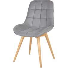 Стул обеденный POLINI Home Verona SD, светло-серый - натуральный (2 кор.)