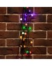 Гирлянда NEON-NIGHT (303-509-6) Мультишарики 17,5мм, 10 м, 80 LED МУЛЬТИ, темно-зеленый ПВХ, IP65, динамика, не соединяется