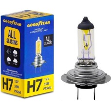 Лампа галогенная GOODYEAR Н7 12V 55W PX26d All seasons GY017128