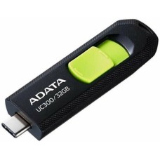 ADATA Флеш диск 32Gb USB Type-C, plastic case, black (ACHO-UC300-32G-RBK/GN)