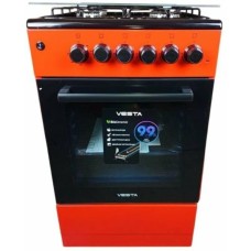 Комбинированная плита VESTA Valencia VKE 50 10-E Красный Ex