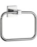 Аксессуары для ванной комнаты GFMARK 84147 Держатель для полотенца кольцо, прямоугольный, на квадратном основании, цвет ХРОМ