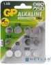GP ACM01-CR12 12/1440 (Набор дисковых батареек, 12 шт. в уп-ке) {Количество в упаковке — 12 (2 x LR41 (192), 2 x LR43 (186), 4 x LR44 (A76), 2 x LR54 (189), 2 x LR60 (164))}