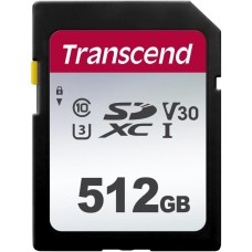 TRANSCEND Карта памяти SDXC UHS-I U3 300S 1024 ГБ, 100 МБ/с, Class 10, TS1TSDC300S, 1 шт., без адаптера