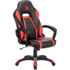 Кресло компьютерное игровое A4TECH Кресло игровое Bloody GC-350 черный/красный эко.кожа крестов. пластик черный
