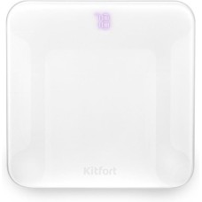 KITFORT Напольные весы КТ-847, до 180кг, цвет: белый