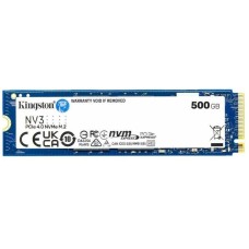 Накопитель SSD KINGSTON Накопитель SSD 500Gb NV3 (M.2 2280 PCI-E Gen4.0x4, NVMe, R/W 5000/3000MB/s, MTBF 2M, 160TBW) (SNV3S/500G)