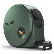 Рулетка DELI Рулетка Home Series Green HT8316L 3м х 16мм, эксклюзивный дизайн, корпус - высококачественный софттач пластик