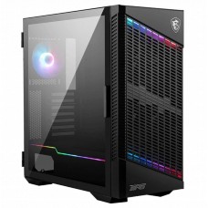 Корпус для ПК MSI Корпус MPG VELOX 100P AIRFLOW 2xUSB 3.0, 1xType C, 1x120mm ARGB Fan, 3x120mm Black Fan, ARGB Control Board, Tempered Glass Window, Plastic Mesh, Brown box (829292)