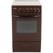 ЛЫСЬВА Электрическая плита EF4011MK00, стеклокерамика, без крышки, коричневый