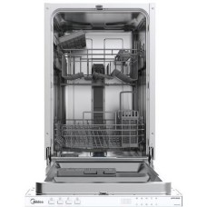MIDEA Встраиваемая посудомоечная машина MID45S050, узкая, ширина 44.8см, полновстраиваемая, загрузка 9 комплектов