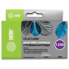 Картридж CACTUS Картридж CS-LC1240C, голубой / CS-LC1240C