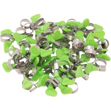 СИБРТЕХ Хомуты металлические элемент крепления с формой ключа 12-20 мм, 100 штук в упаковке 47547