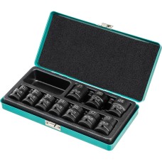STELS Набор шестигранных ударных торцевых головок, 1/2, 10-24 мм, 10 шт, 13997