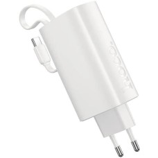 HOCO Внешний аккумулятор (Power Bank) J148 Handy, 5000мAч, белый [46857]