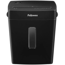 FELLOWES Шредер PowerShred Р-42С черный (секр.P-4) фрагменты 8лист. 15лтр. скрепки скобы пл.карты