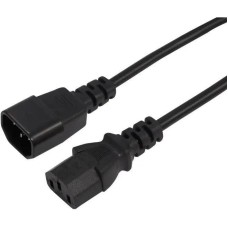 REXANT Шнур питания 04-2723 C14-C13 проводник.:3x0.75мм2 1.8м 220В черный