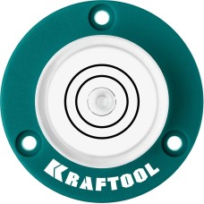 KRAFTOOL BULL'S EYE (БЫЧИЙ ГЛАЗ), d 49 мм, поверхностный магнитный уровень (34789)