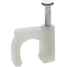 ЗУБР СД-К, 3 мм, 50 шт, круглая скоба-держатель с оцинкованным гвоздем, Профессионал (45111-03)