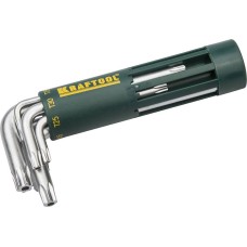 KRAFTOOL TH, 8 шт, набор коротких ключей TORX (27433-1)