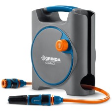 GRINDA COMPACT, шланг 10м x 5/16″ в пластиковом корпусе, поливочный набор 4 предм., соединит. шланг 1/2″х1,5м, набор поливочный мини ProLine (428480)