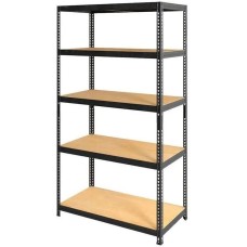 ПРАКТИК Стеллаж SBL 180KD пол.:5 разборная 1803x750x350мм антрацит (S24499371109)