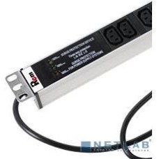 ЦМО REM Вертикальный блок розеток Rem-16 с фил. и инд., 25 IEC 60320 C13, алюм., 42-48U, шнур 3 м. (R-16-25C13-FI-1820-3)