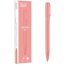 DELI Ручка гелев. Nusign NS552pink розовый черн. черн. линия 0.5мм