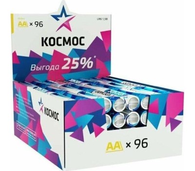 Элементы питания КОСМОС KOCLR6_96BOX