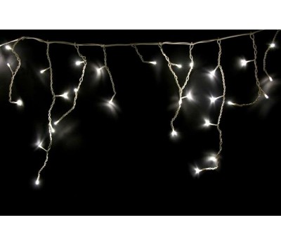 Электрогирлянды NEON-NIGHT (255-015) Гирлянда Айсикл бахрома 1, 8х0,5м белый